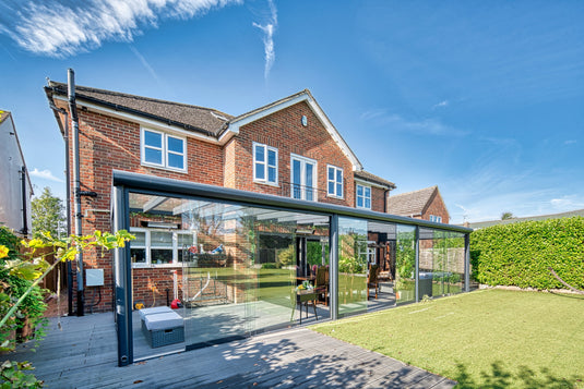 Deponti Skyline Aluminium-Glas-Wintergarten-Veranda