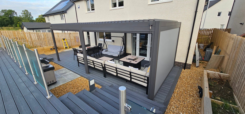 Cargue la imagen en el visor de la galería, Pérgola Titan 7,2mx 3,6m Aluminio Rectangular
