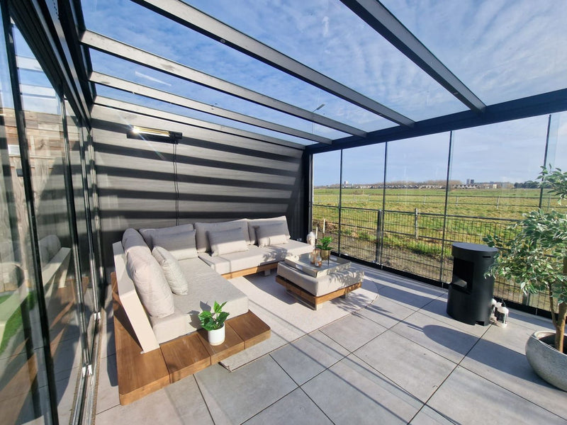 Cargue la imagen en el visor de la galería, Cayman Aluminium Glass Sun Room Veranda
