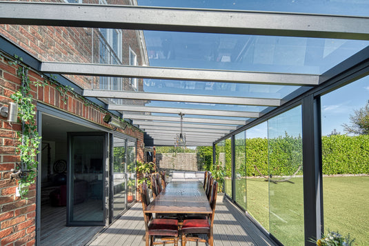 Deponti Skyline Aluminium-Glas-Wintergarten-Veranda
