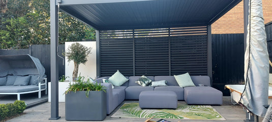 Nova Titan Aluminium Pergola New Model  6m x 3m | Assembly Option