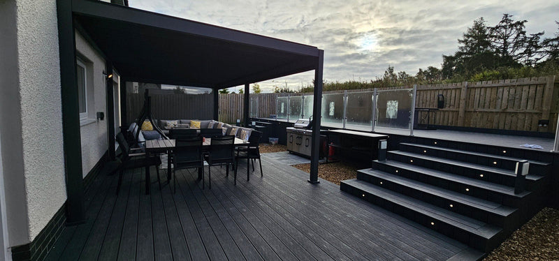 Cargue la imagen en el visor de la galería, Pérgola Titan 7,2mx 3,6m Aluminio Rectangular
