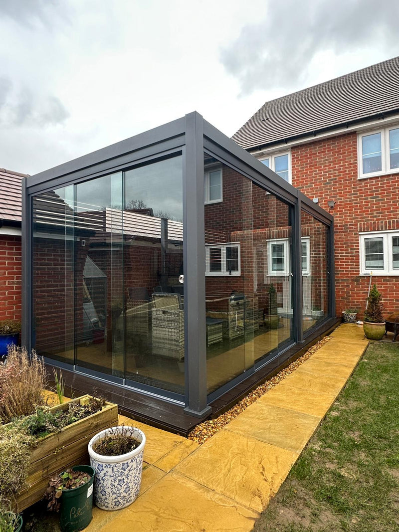Load image into Gallery viewer, Nova Titan Aluminium Pergola New Model  6m x 3m | Assembly Option
