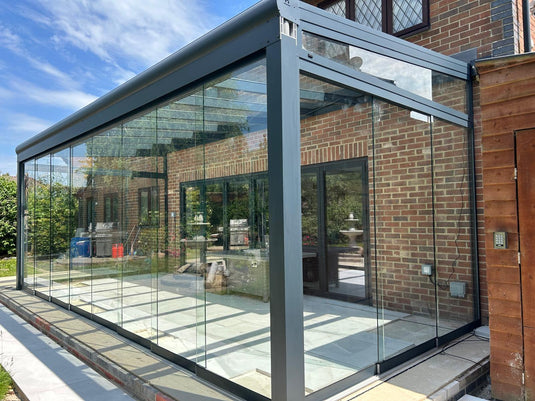 Deponti Skyline Aluminium-Glas-Wintergarten-Veranda