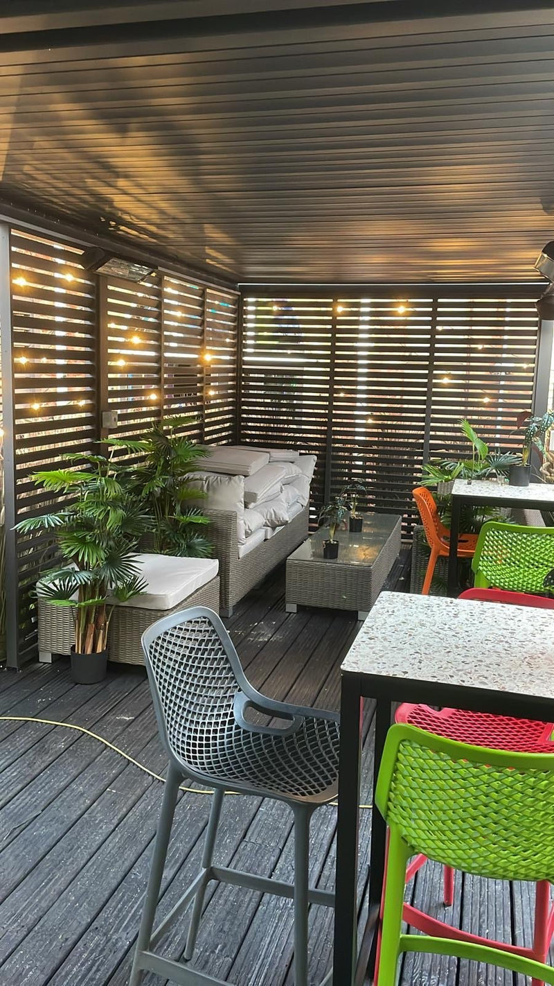 Load image into Gallery viewer, Nova Titan Aluminium Pergola Anthracite Grey
