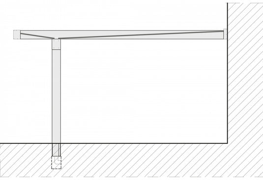 Terraza de aluminio con solárium de vidrio Skyview UltraLine 