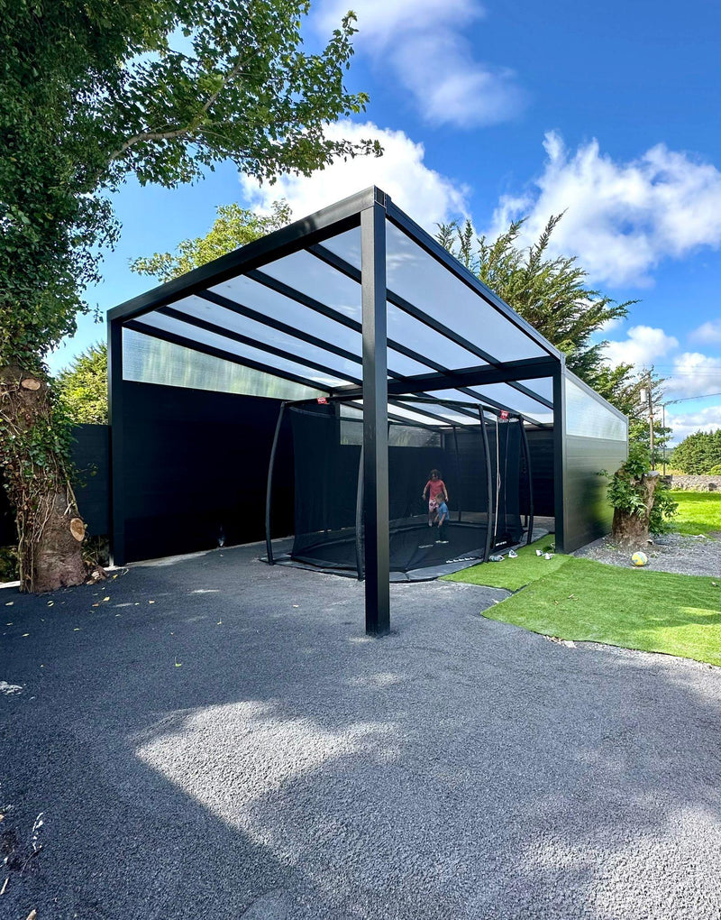 Cargue la imagen en el visor de la galería, Ultraline Cube Aluminium Glass Sun Room Flat Roof Veranda

