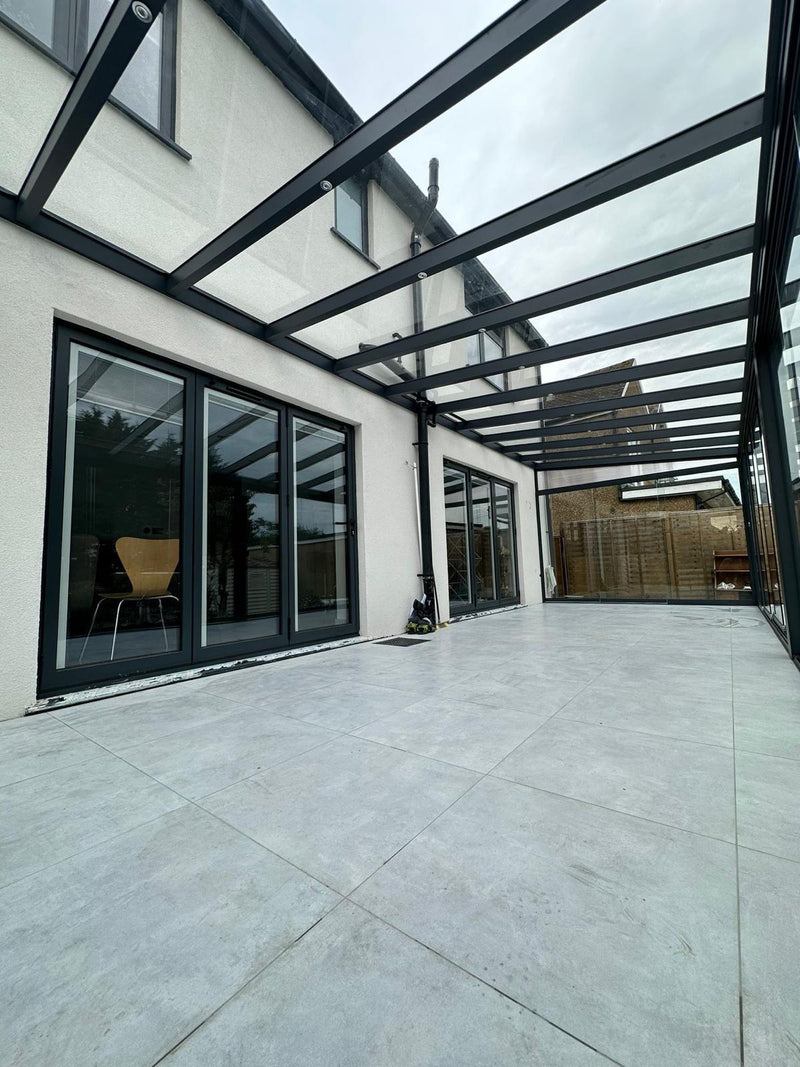 Cargue la imagen en el visor de la galería, Terraza Pérgola De Aluminio Deponti Bosco 6x3m 
