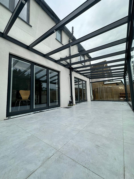 Terraza Pérgola De Aluminio Deponti Bosco 6x3m 