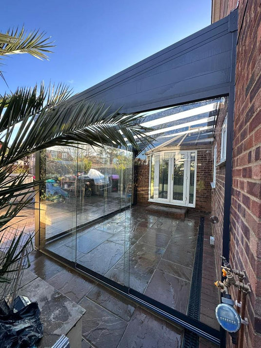 Glass sun room 