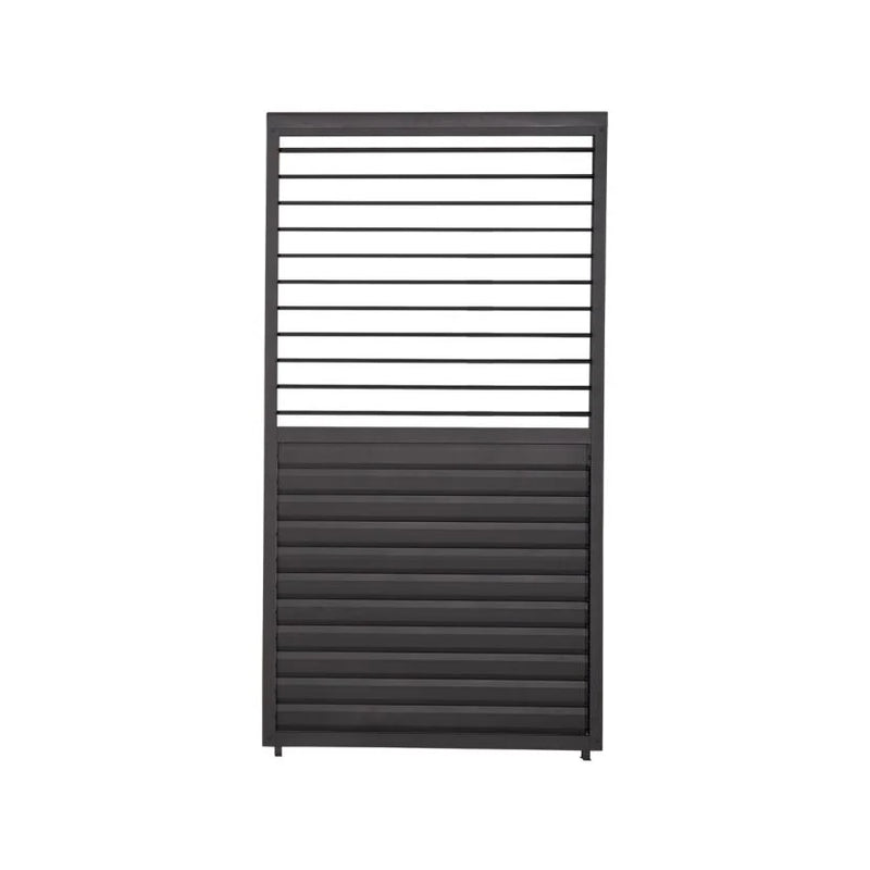 Load image into Gallery viewer, 1.2m Aluminium Side Wall With Adjustable Louvres for 3.6 m Titan Pergola - Grey
