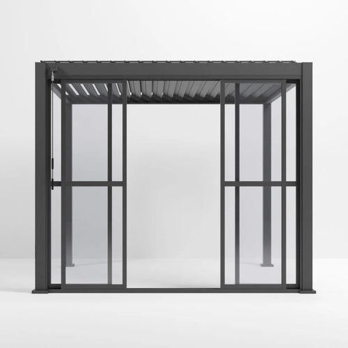 Transparent French Sliding Door System - 3.6m