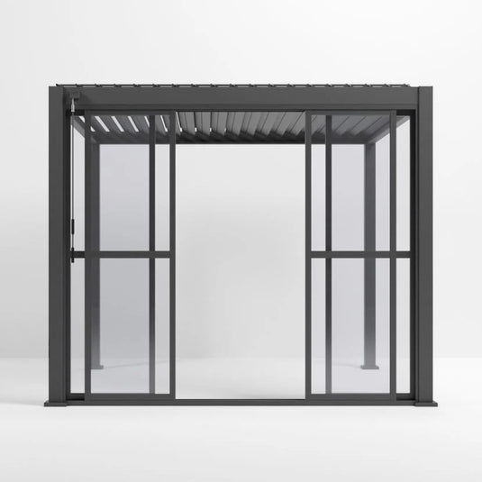 Transparent French Sliding Door System - 3.6m