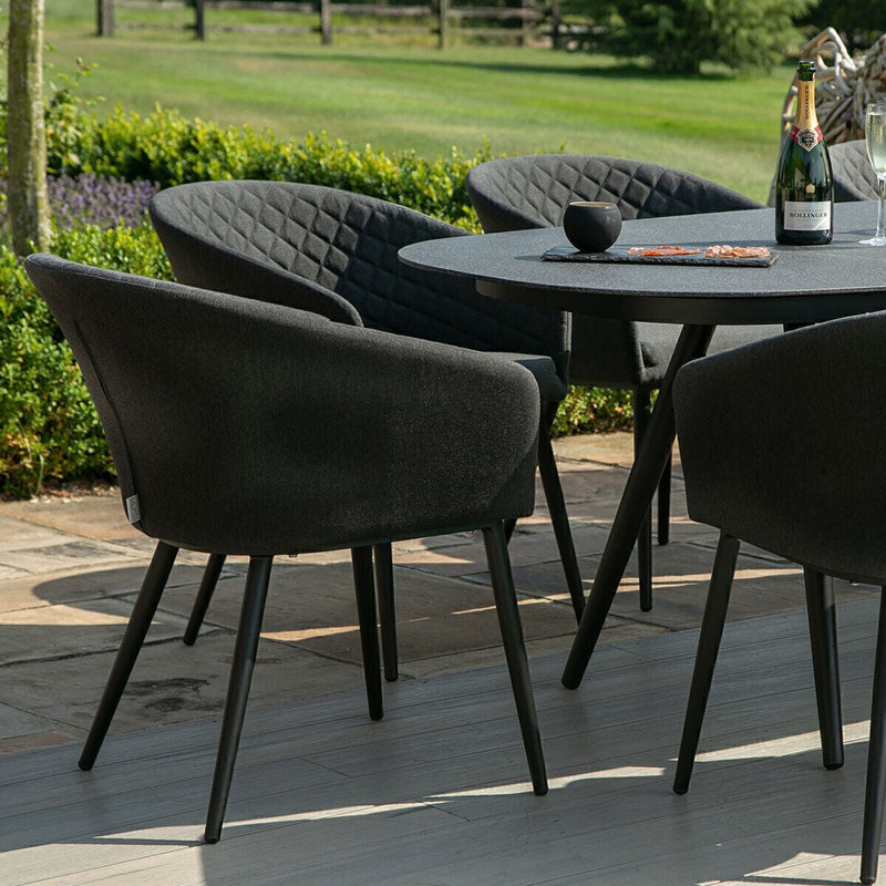Load image into Gallery viewer, Maze - Outdoor Fabric Ambition 8 Seat Oval Dining Set - Charcoal
