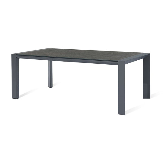 Maze - Outdoor Fabric Ambition 6 - 10 Seat Extending Dining Set - Charcoal