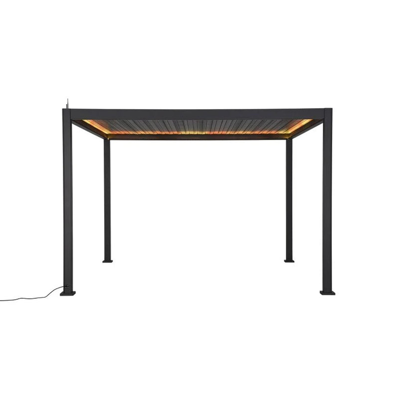 Load image into Gallery viewer, Nova Titan Plus LED 6m x 3m Rectangular Motorised Aluminium Pergola Grey

