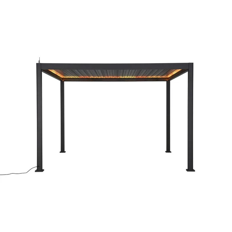 Load image into Gallery viewer, Nova Titan Plus LED 6m x 3m Rectangular Motorised Aluminium Pergola Grey
