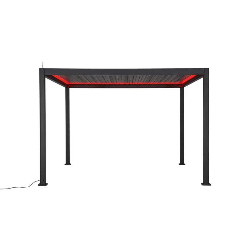 Load image into Gallery viewer, Nova Titan Plus LED 6m x 3m Rectangular Motorised Aluminium Pergola Grey
