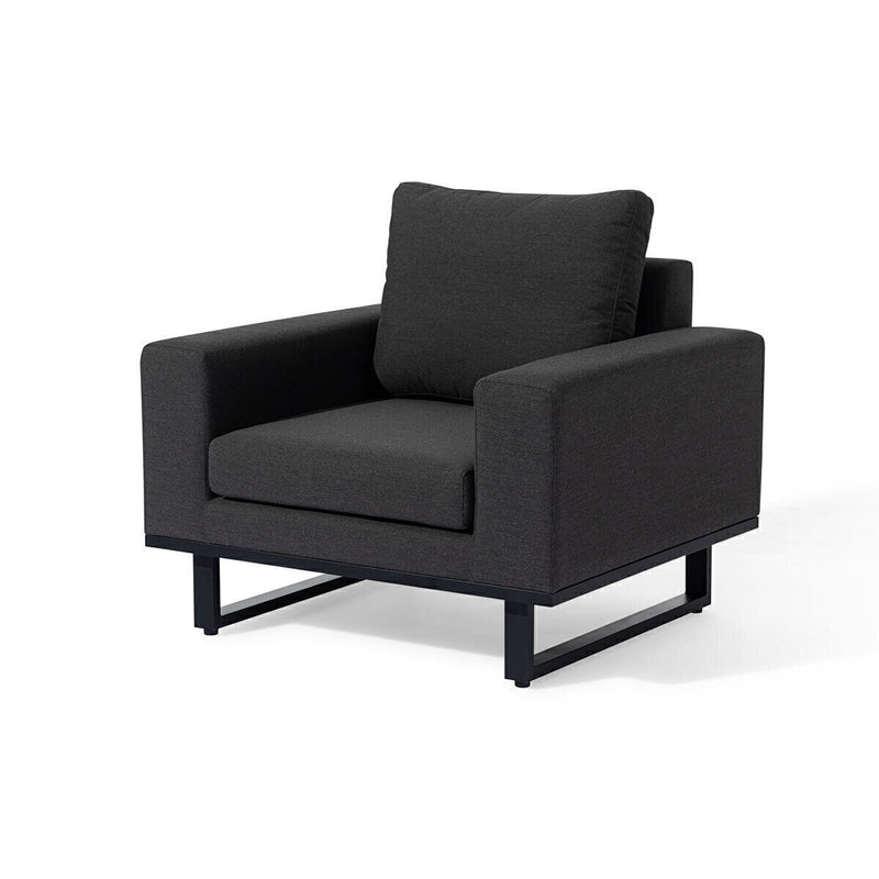 Load image into Gallery viewer, Maze - Outdoor Fabric Ethos 3 Seat Sofa Set - Charcoal
