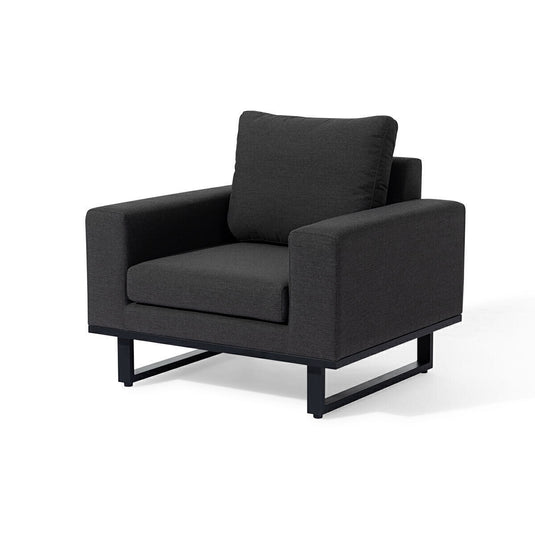 Maze - Outdoor Fabric Ethos 3 Seat Sofa Set - Charcoal