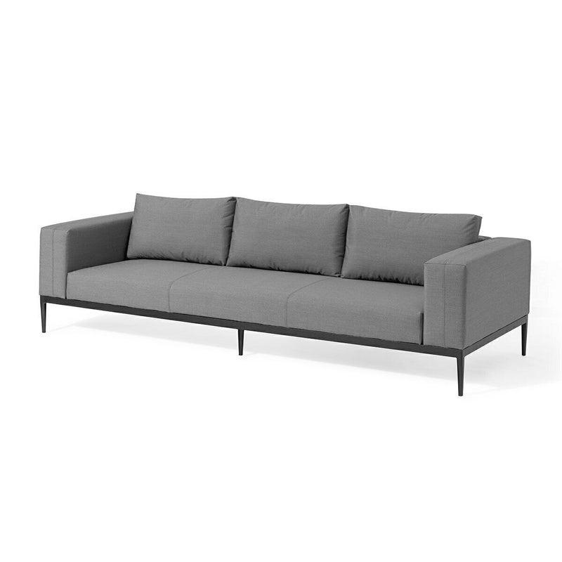 Cargue la imagen en el visor de la galería, Maze - Outdoor Fabric Eve 3 Seat Sofa Set - Flanelle
