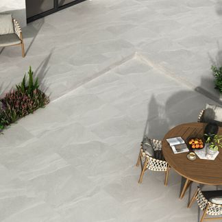 Cargue la imagen en el visor de la galería, Austral Ivory Stone Effect 600x900x20mm Slabs
