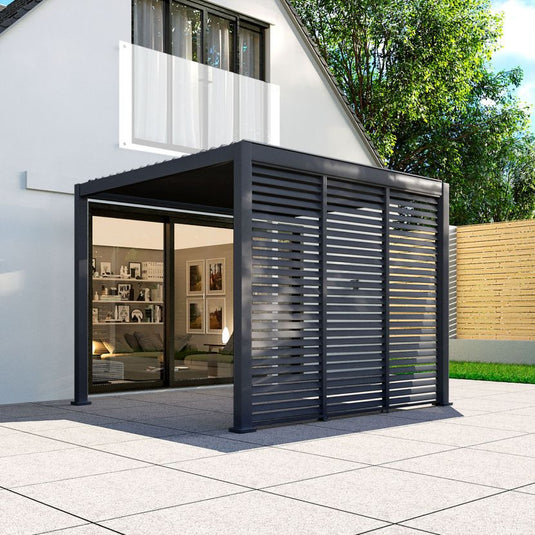 Nova Titan Aluminium Pergola - 5.3x 3m Pergola - Grey
