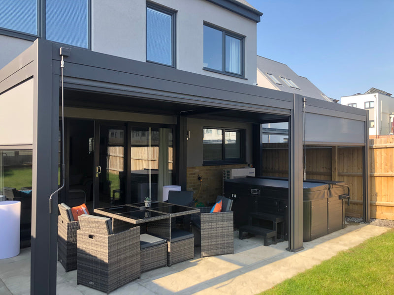 Load image into Gallery viewer, Nova Titan 9m x 3m Rectangular Aluminium Pergola
