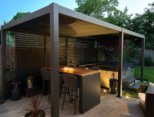 Nova Titan 9m x 3m Rectangular Aluminium Pergola