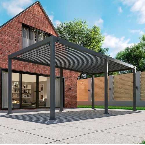 Load image into Gallery viewer, Nova Titan 9m x 3m Rectangular Aluminium Pergola
