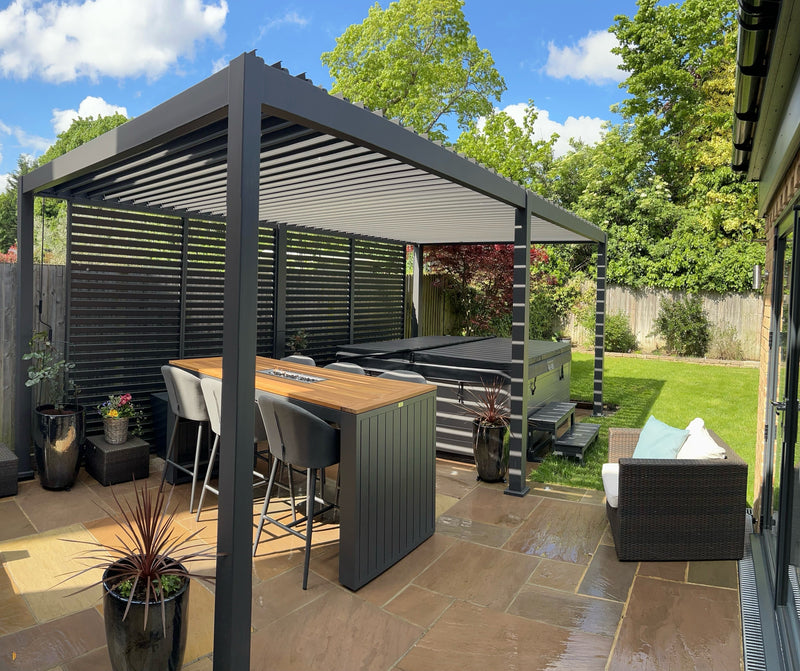 Load image into Gallery viewer, Nova Titan 9m x 3m Rectangular Aluminium Pergola
