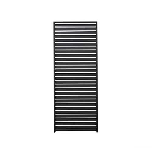 Load image into Gallery viewer, 1m Aluminium Side Wall With Adjustable Louvres for 3m Titan Pergola - Grey
