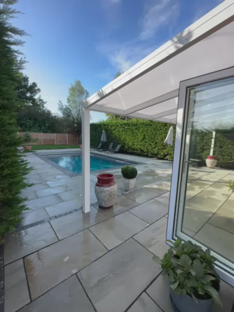 Cargar y reproducir video en Gallery Viewer, Deponti Bosco Pérgola de aluminio Terraza Solárium 
