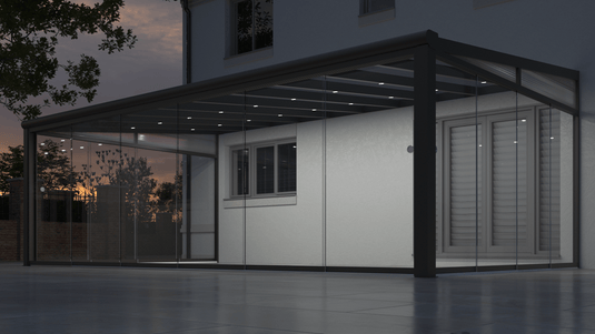SkyView Pro Aluminium-Glas-Raumveranda-Glasdach