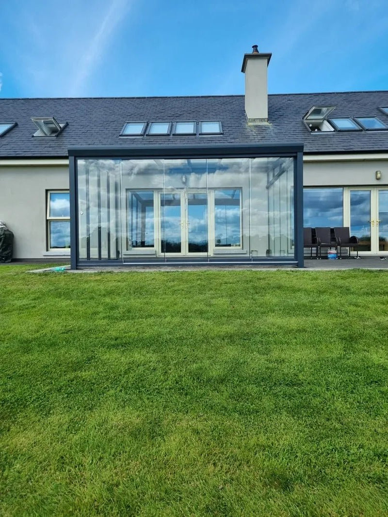 Cargue la imagen en el visor de la galería, glass aluminium veranda
