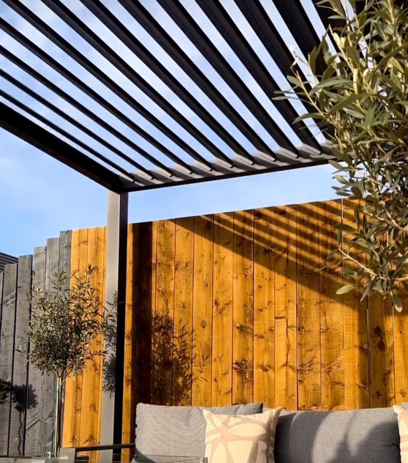 Load image into Gallery viewer, Blakesleys Aluminium Pergola 4x3m Free Standing - Grey - Assembly Available
