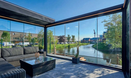 Glass side wall 3.6 m Sliding Doors | Kitchen Sliding Doors