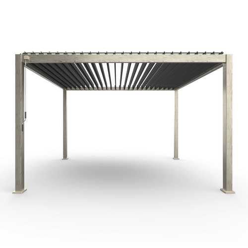Load image into Gallery viewer, Nova Titan Aluminium Pergola - 4m x 3m Rectangular - Wood Look
