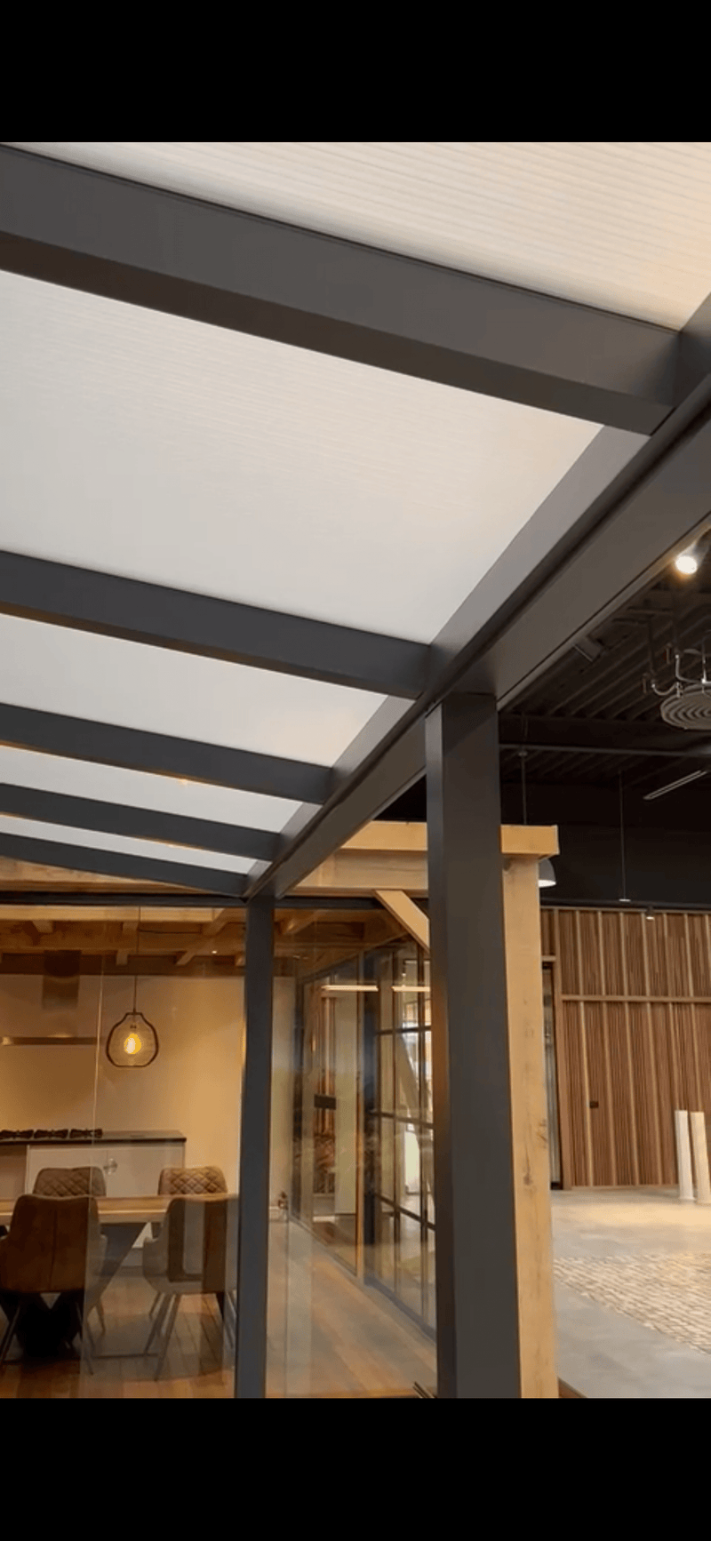 Cargue la imagen en el visor de la galería, Terraza Pérgola De Aluminio Deponti Bosco 4x3m 
