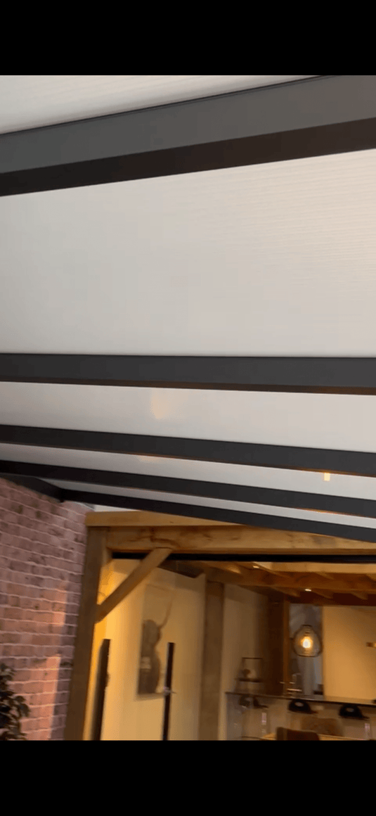 Terraza Pérgola De Aluminio Deponti Bosco 6x3m 