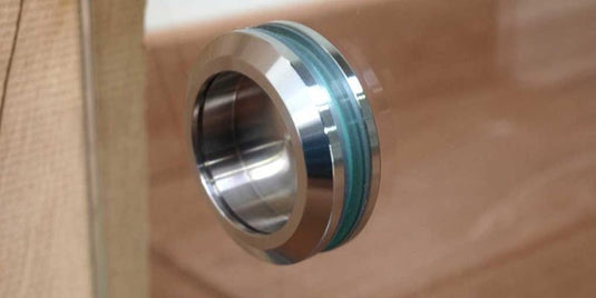 Glasseitenwand 4m Schiebetüren