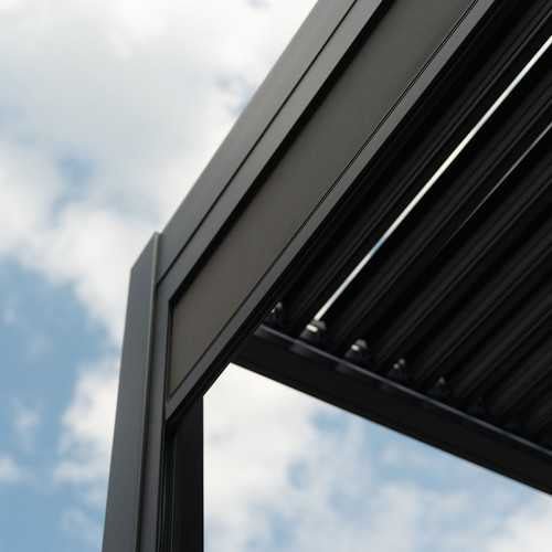 Load image into Gallery viewer, Pull Down Screen for 3m pergola Grey
