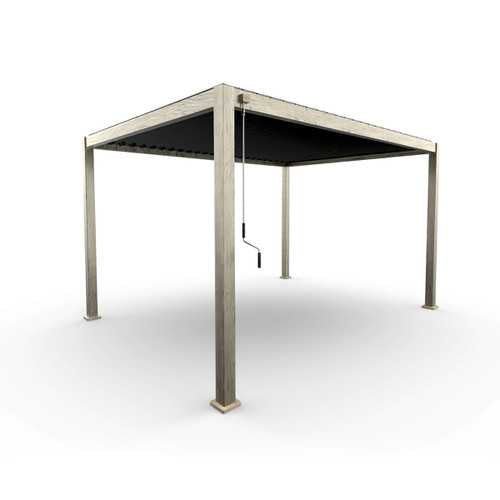 Load image into Gallery viewer, Nova Titan Aluminium Pergola - 4m x 3m Rectangular - Wood Look
