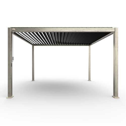 Load image into Gallery viewer, Nova Titan Aluminium Pergola - 4m x 3m Rectangular - Wood Look
