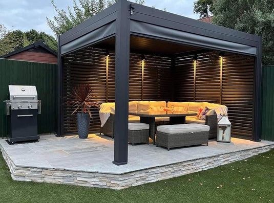 Nova Titan 4m x 3.6m Aluminium Pergola | New Model | Assembly Option