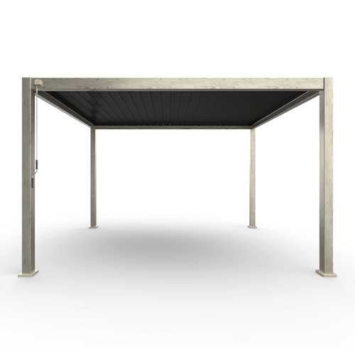 Load image into Gallery viewer, Nova Titan Aluminium Pergola - 4m x 3m Rectangular - Wood Look
